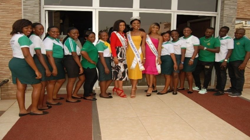 visite  de la miss Cameroun 2019 à l’agence 777 Yaoundé de touristique express 
