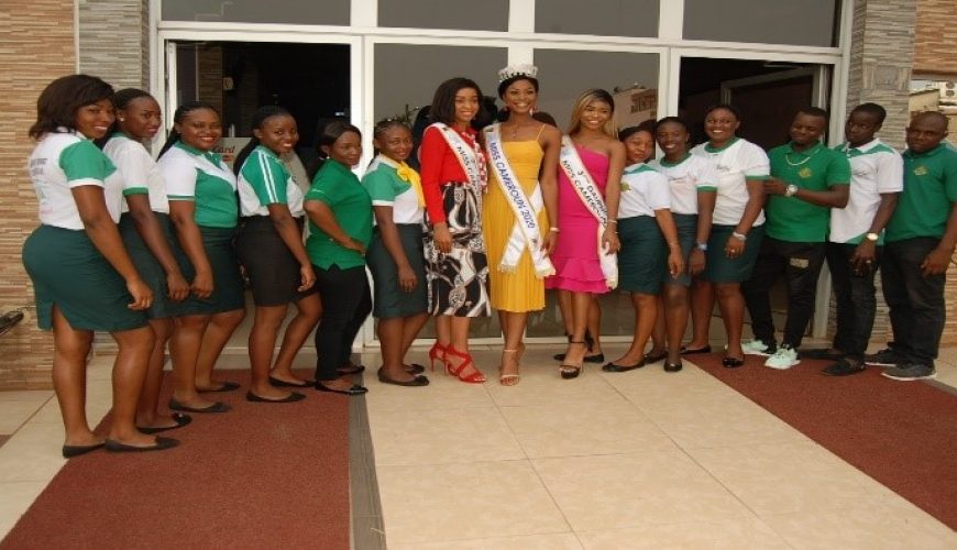 visite  de la miss Cameroun 2019 à l’agence 777 Yaoundé de touristique express 